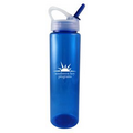 25 Oz. PET Sports Bottle w/Flip Spout Lid